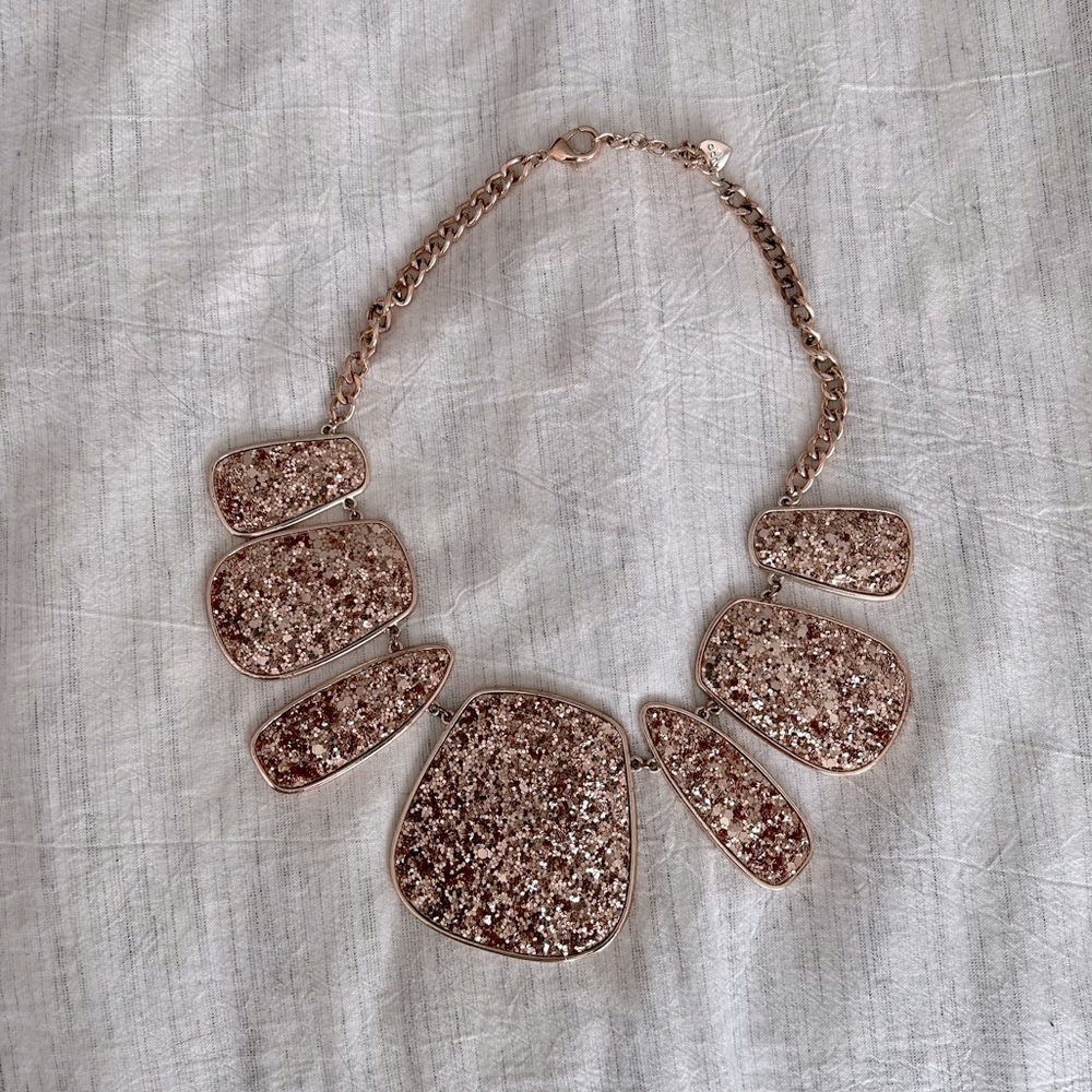 ALDO Rose Gold Statement Necklace